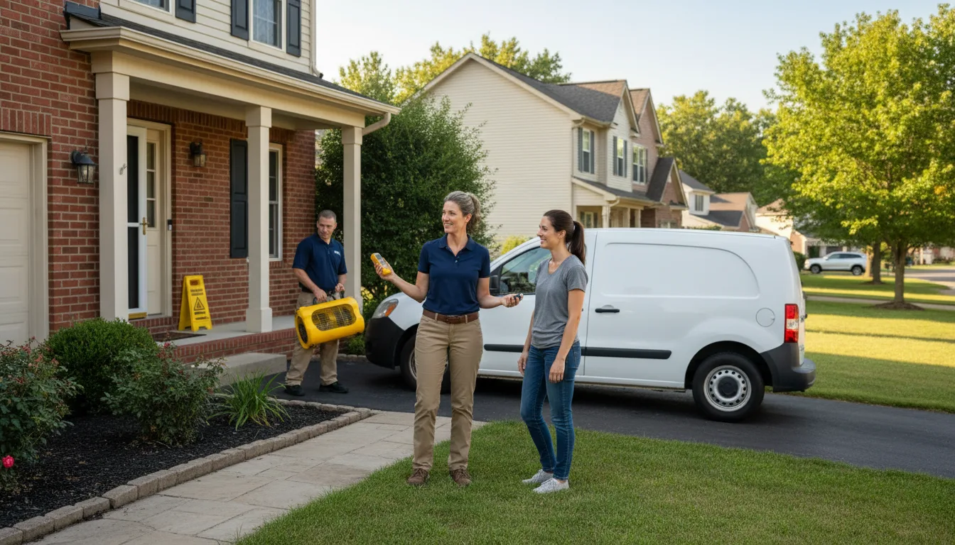 Water restoration image for Dehumidification And Cleanup Services in Tracy, IA